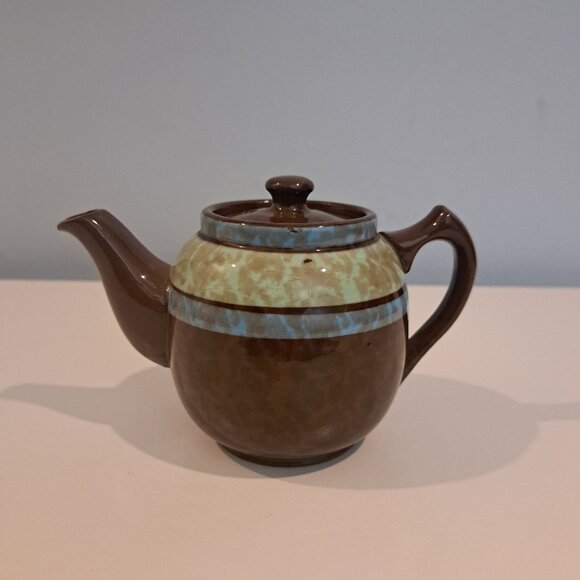 Vintage Sadler Staffordshire, England Brown Betty Glazed Single Serve Teapot - Picture 1 of 15